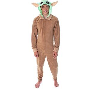 NEW! Star Wars Baby Yoda Unisex Bodysuit Adult One Piece Pajama Costume 2XL